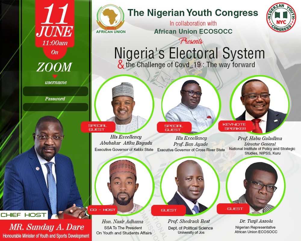 Nigerian Youth Congress inaugurates 2020 Democracy Day Lecture ...